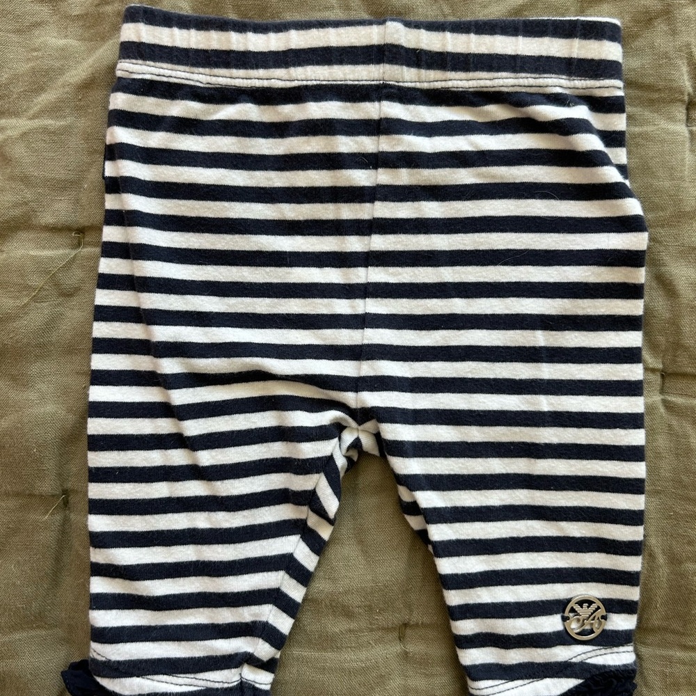Armani Baby Striped Leggings